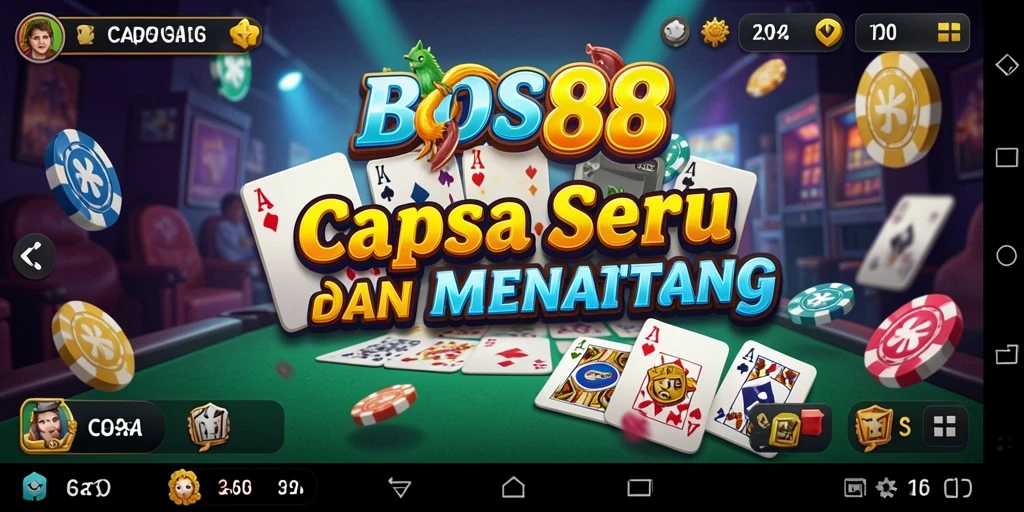 Tampilan antarmuka BOS88 yang menarik dan fungsional.