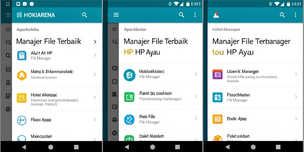 Tampilan antarmuka HOKIARENA yang intuitif untuk manajemen file.