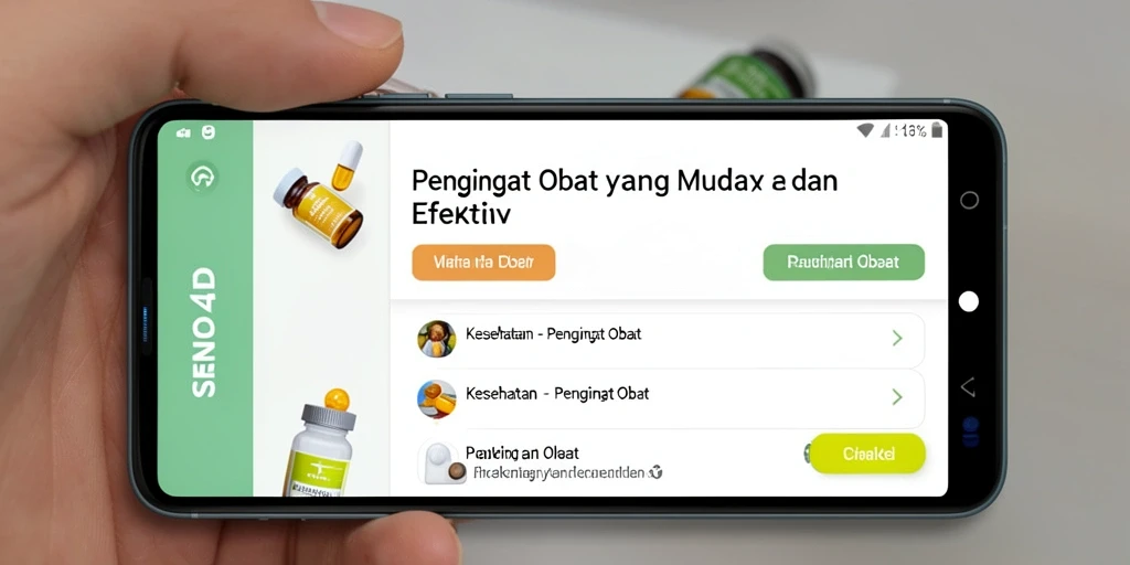 Antarmuka aplikasi SENIOR4D yang sederhana dan intuitif.